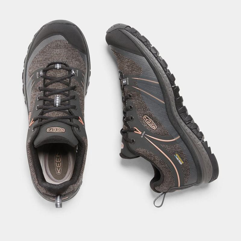 Zapatos Trekking Keen Terradora Waterproof Para Mujer Grises Oscuro - Zapatos Keen Mexico (023964-XJ